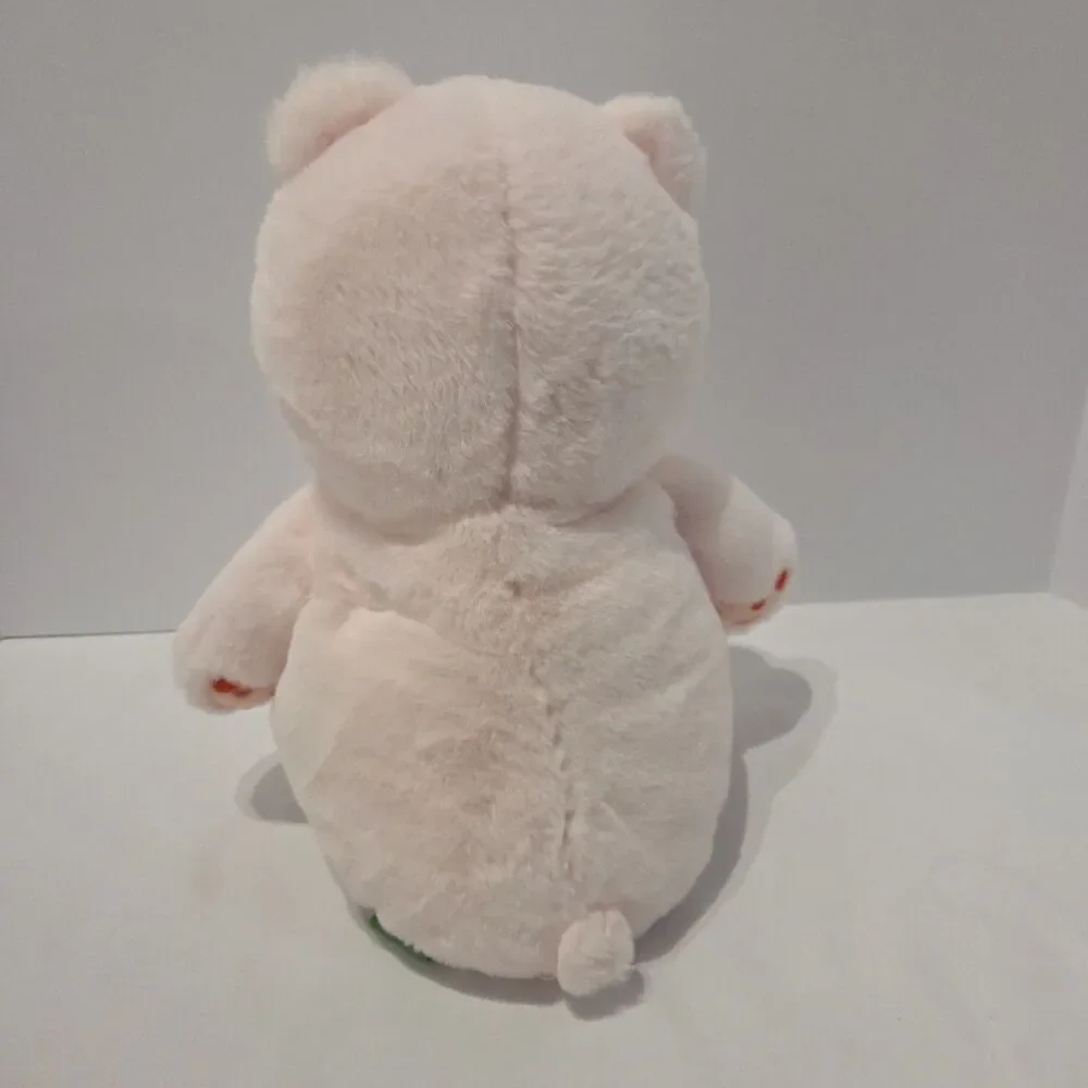 Target Giggle Scape Pink Bear Plush Heart Paws Nose Embroidered Eyes Stuffed Toy